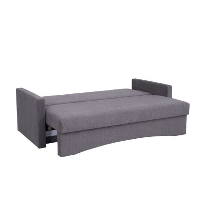 Gepolstertes Klappsofa mit Armlehnen PAUL grau