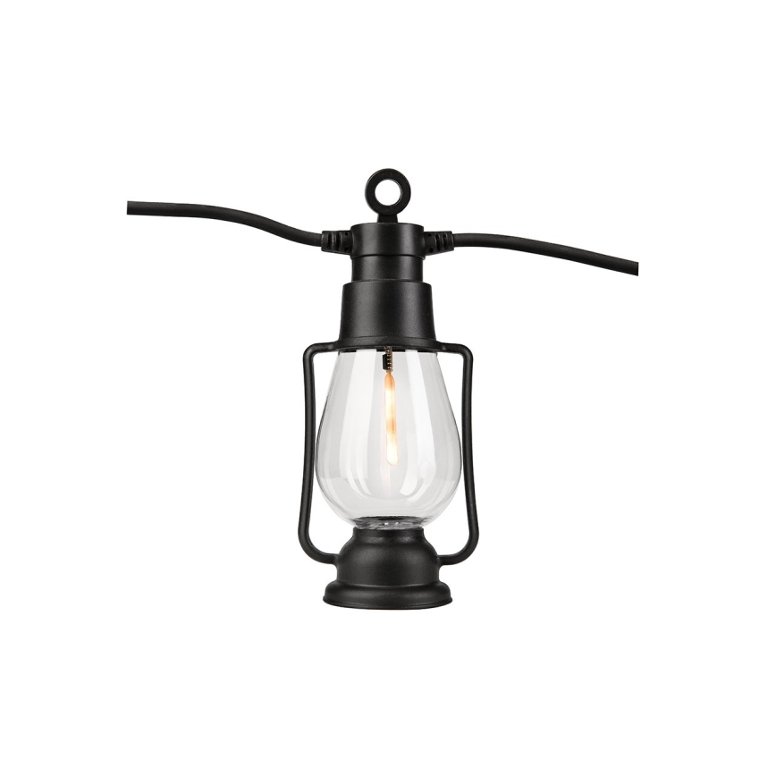 GIRLANDA Außen-Dekorations-Lichterkette 10xLED 10 m IP44 warmweiß