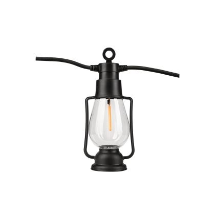 GIRLANDA Außen-Dekorations-Lichterkette 10xLED 10 m IP44 warmweiß