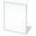 Glas unter dem Kamin 900x750x8 mm rechteckig
