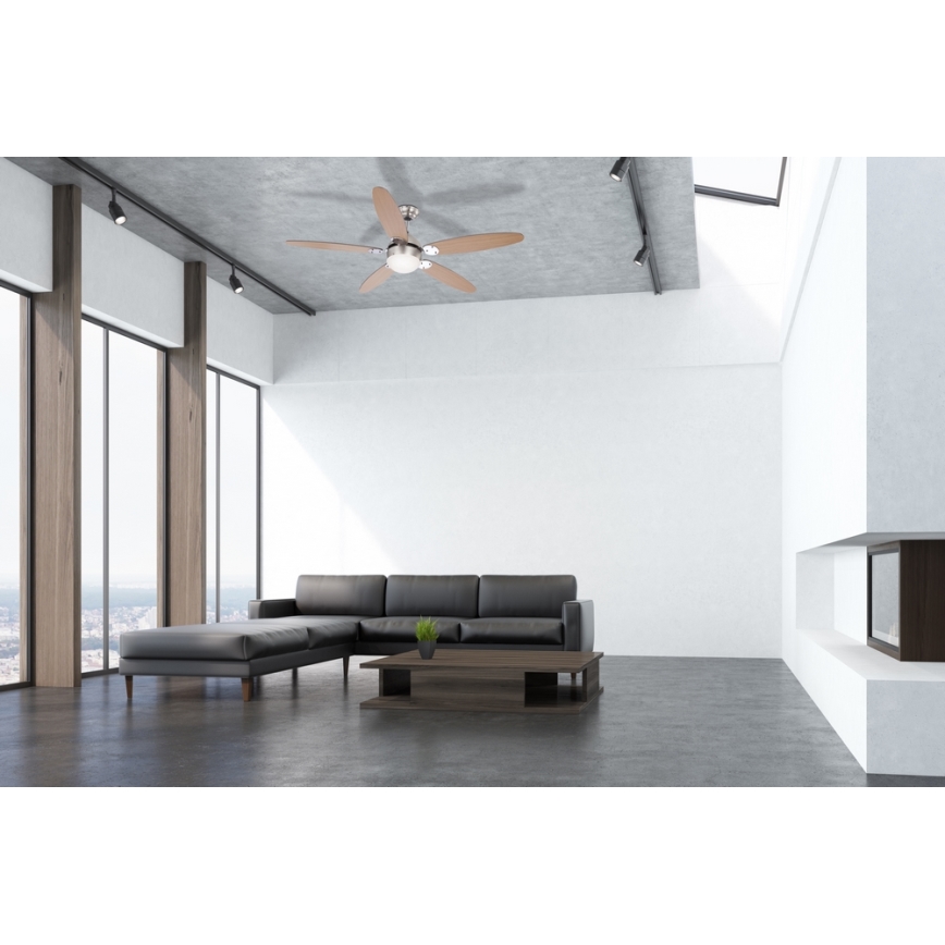 GLOBO 0308 - Stropní ventilátor AZURA 1xE14/60W/230V