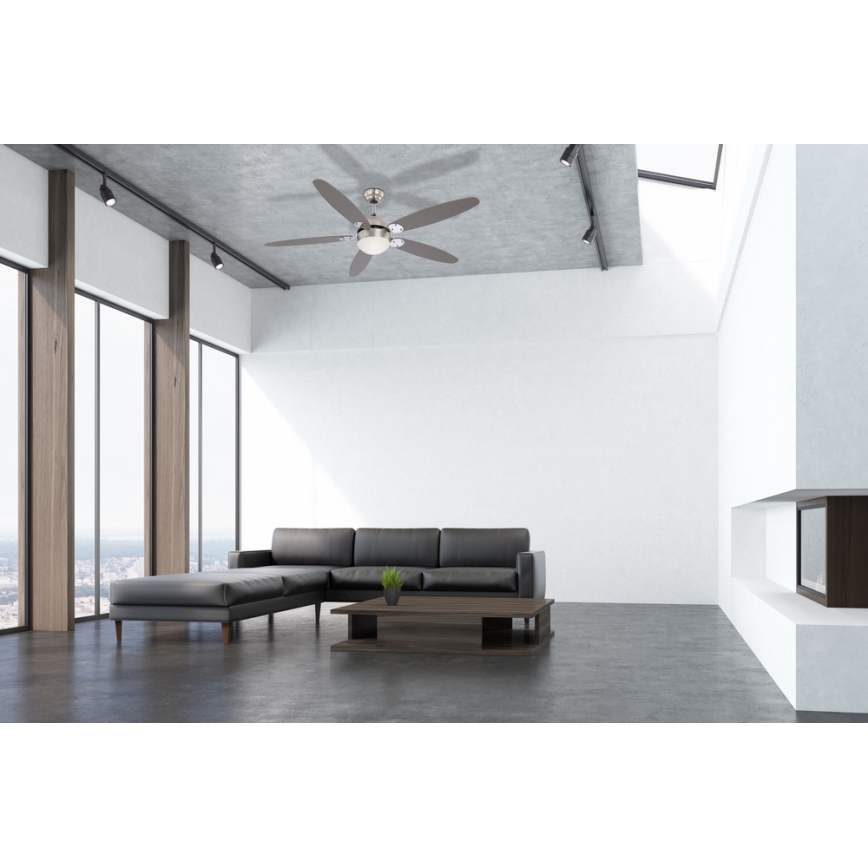 GLOBO 0308 - Stropní ventilátor AZURA 1xE14/60W/230V