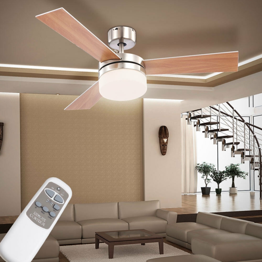 GLOBO 0333 - Stropní ventilátor ALANA 2xE14/40W/230V