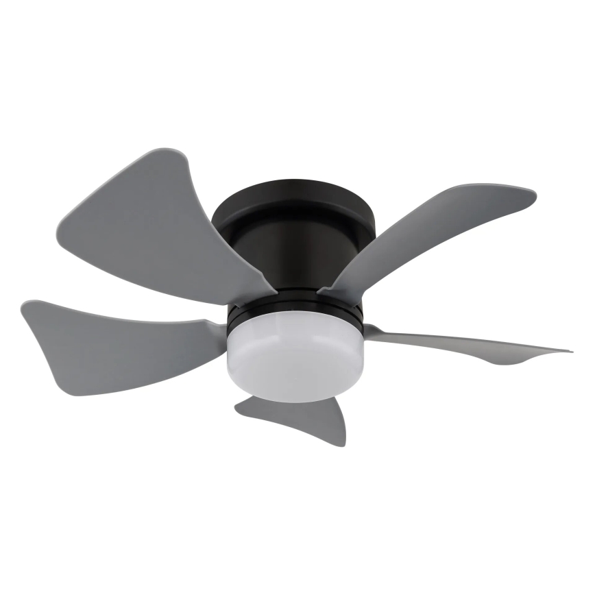 Globo - Dimmbarer LED-Deckenventilator LED/10W/230V 3000-6500K grau + Fernbedienung