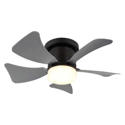 Globo - Dimmbarer LED-Deckenventilator LED/10W/230V 3000-6500K grau + Fernbedienung