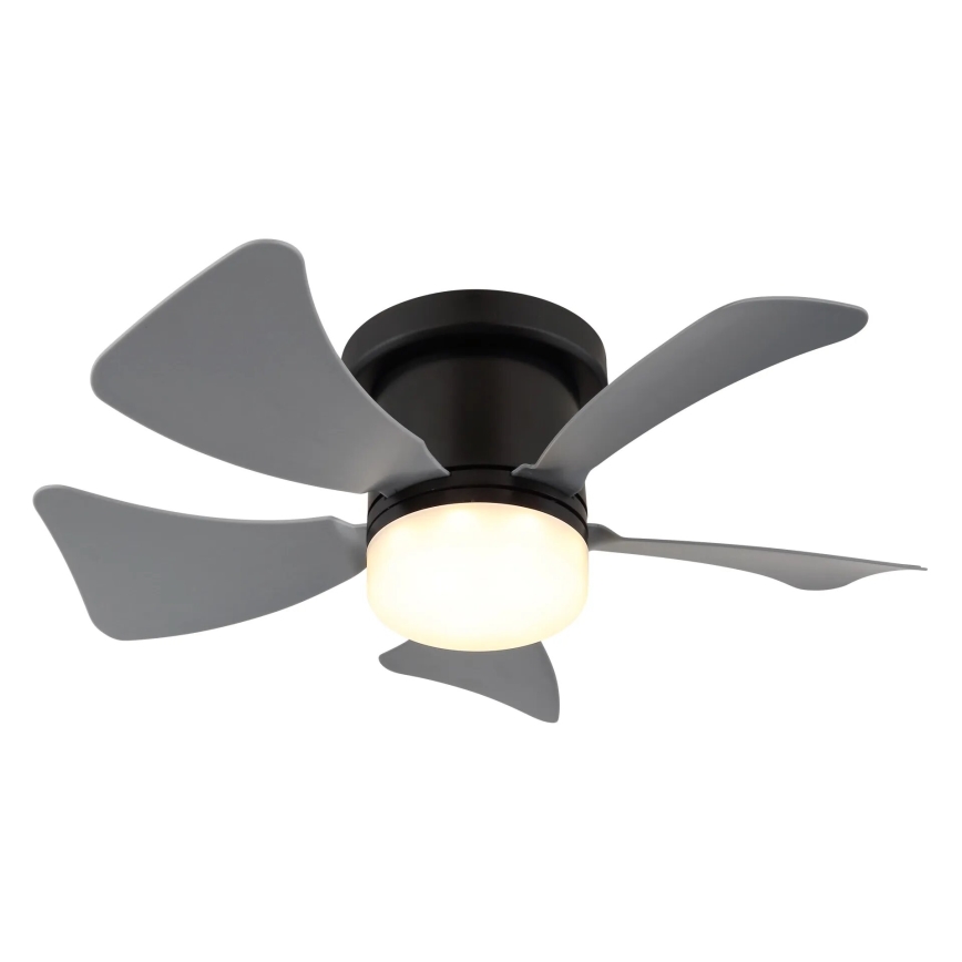 Globo - Dimmbarer LED-Deckenventilator LED/10W/230V 3000-6500K grau + Fernbedienung