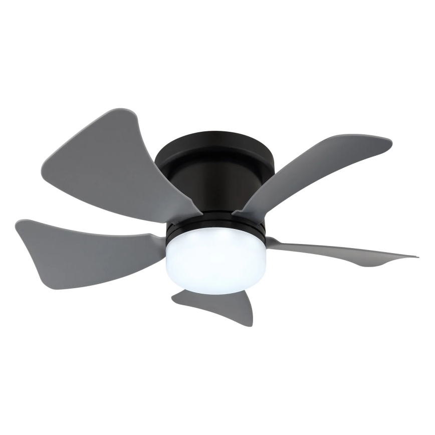 Globo - Dimmbarer LED-Deckenventilator LED/10W/230V 3000-6500K grau + Fernbedienung
