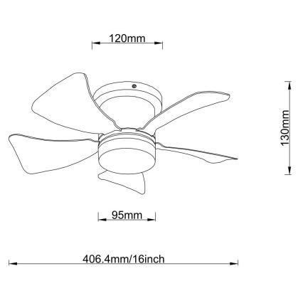 Globo - LED-dimmbarer Deckenventilator LED/10W/230V 3000-6500K weiß + Fernbedienung
