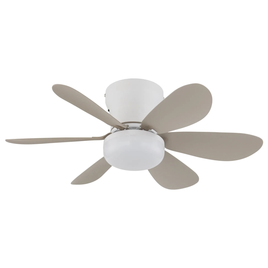Globo - Dimmbarer LED-Deckenventilator LED/5W/230V 2700-6500K beige + Fernbedienung