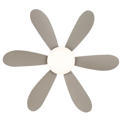 Globo - Dimmbarer LED-Deckenventilator LED/5W/230V 2700-6500K beige + Fernbedienung
