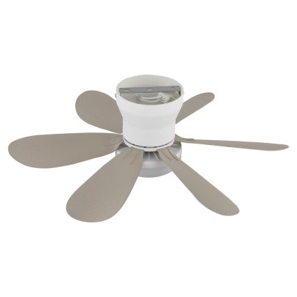 Globo - Dimmbarer LED-Deckenventilator LED/5W/230V 2700-6500K beige + Fernbedienung