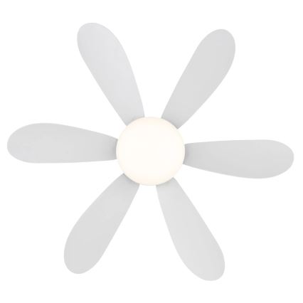 Globo - LED-dimmbarer Deckenventilator LED/5W/230V 2700–6500K weiß + Fernbedienung