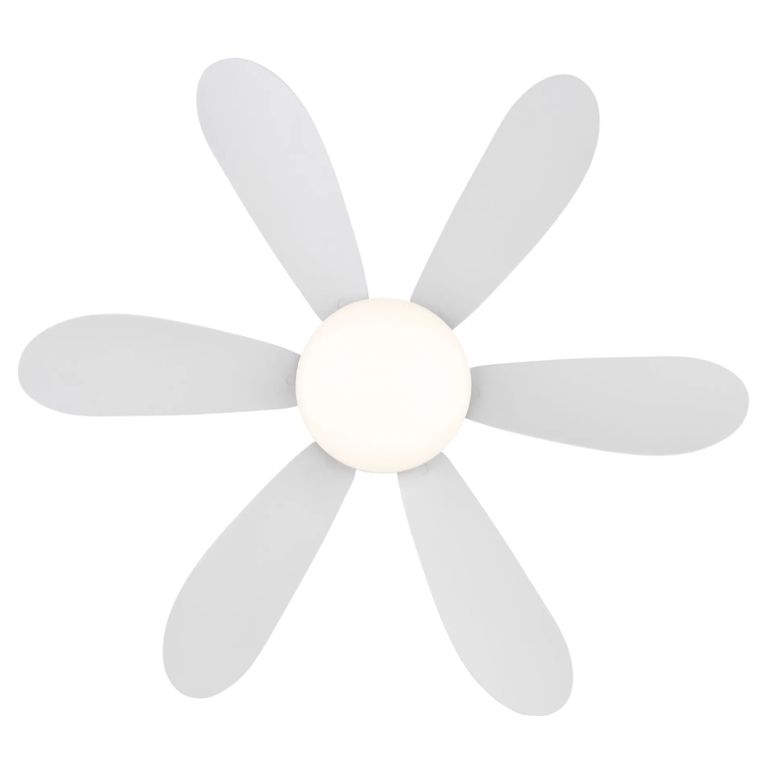 Globo - LED-dimmbarer Deckenventilator LED/5W/230V 2700–6500K weiß + Fernbedienung