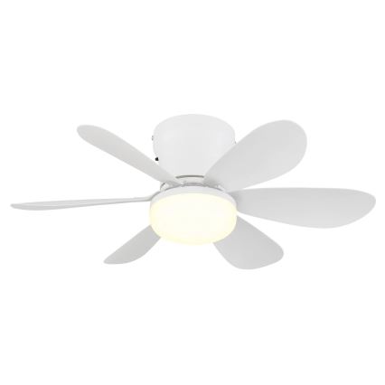 Globo - LED-dimmbarer Deckenventilator LED/5W/230V 2700–6500K weiß + Fernbedienung