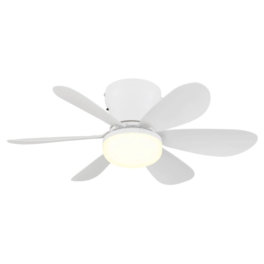 Globo - LED-dimmbarer Deckenventilator LED/5W/230V 2700–6500K weiß + Fernbedienung