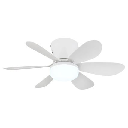Globo - LED-dimmbarer Deckenventilator LED/5W/230V 2700–6500K weiß + Fernbedienung