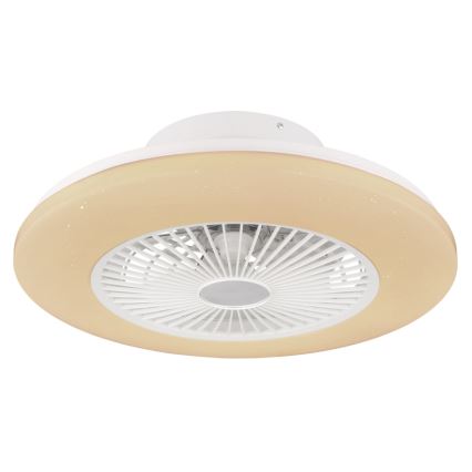 Globo – Dimmbare LED-Deckenleuchte mit Ventilator LED/30W/230V 3000-6500K + Fernbedienung