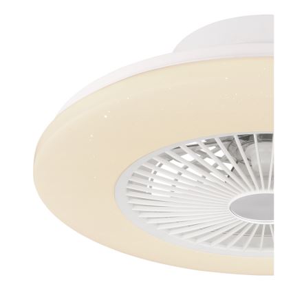 Globo – Dimmbare LED-Deckenleuchte mit Ventilator LED/30W/230V 3000-6500K + Fernbedienung