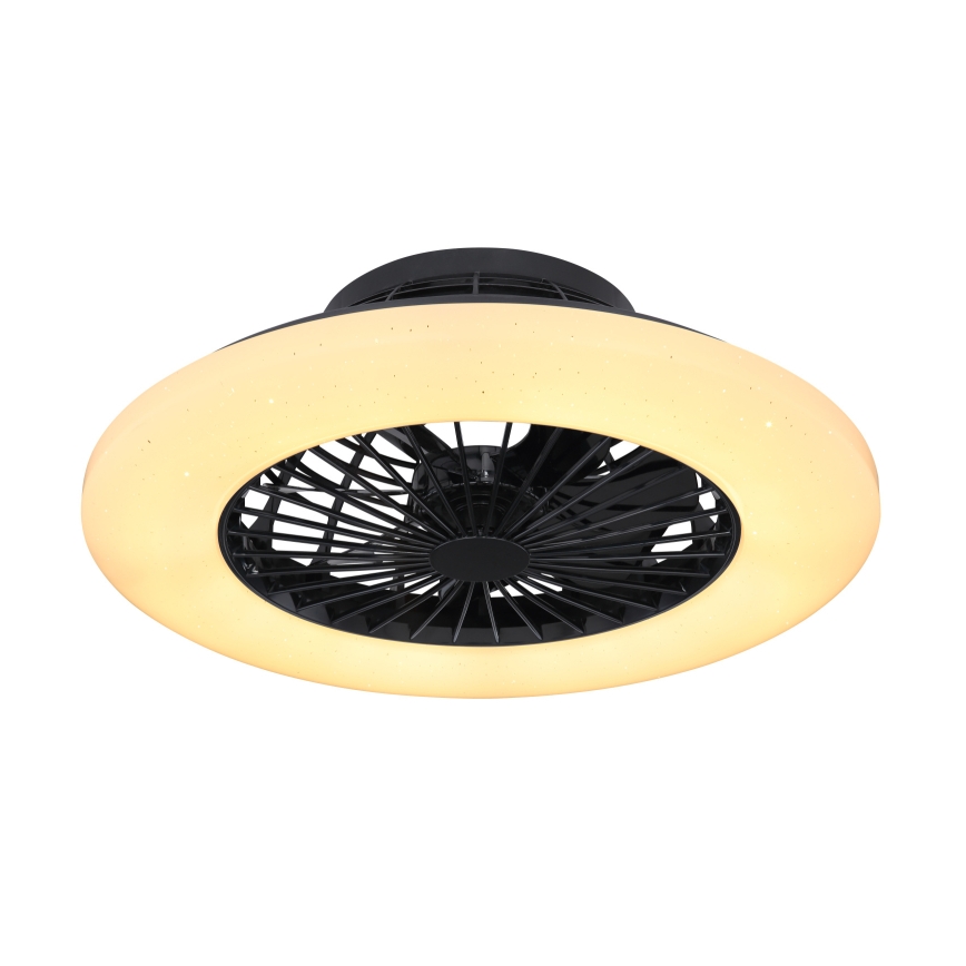 Globo – Dimmbare LED-Deckenleuchte mit Ventilator LED/30W/230V 3000-6500K + Fernbedienung