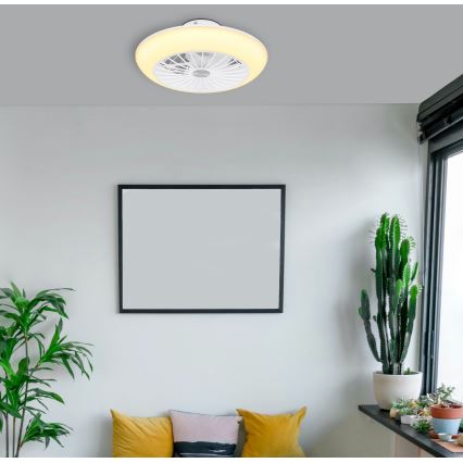 Globo 03632W - LED-Deckenleuchte mit Ventilator LAFEE LED/18W/230V
