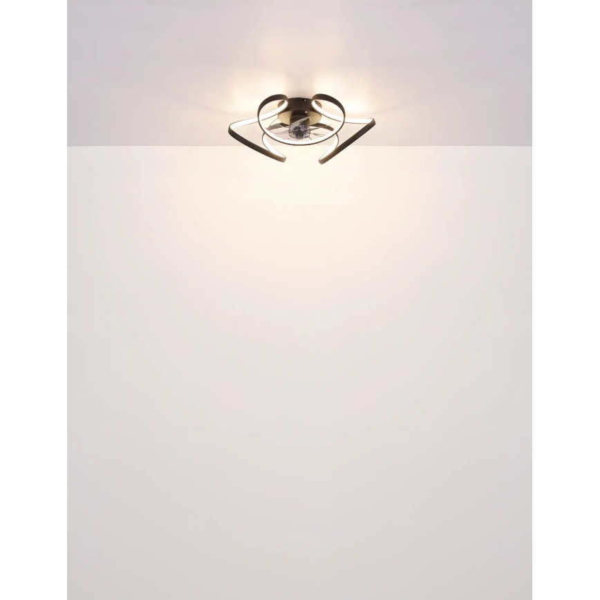 Globo - LED dimmbarer Deckenventilator LED/40W/230V 3000-6000K + Fernbedienung