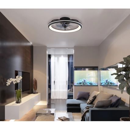 Globo - LED dimmbarer Deckenventilator LED/40W/230V 3000-6500K + Fernbedienung