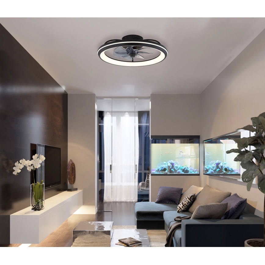 Globo - LED dimmbarer Deckenventilator LED/40W/230V 3000-6500K + Fernbedienung