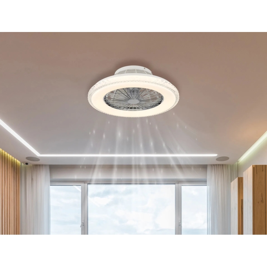 Globo - Dimmbarer LED-Deckenventilator LED/40W/230V 3000-6500K + Fernbedienung