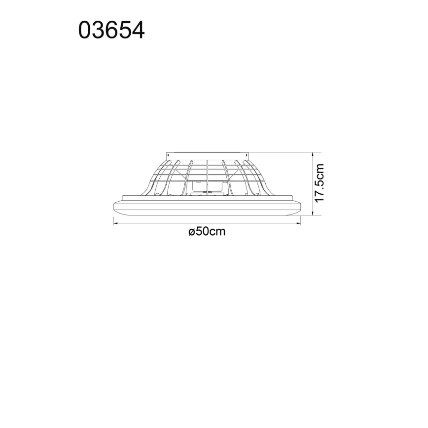 Globo - Dimmbarer LED-Deckenventilator LED/40W/230V 3000-6500K + Fernbedienung