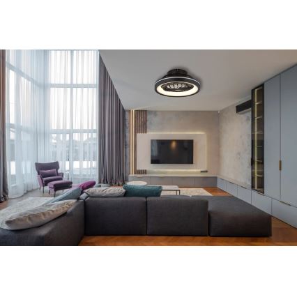 Globo - LED RGB Dimmbar Decke Ventilator LED/40W/230V 2700-6500K + Fernbedienung