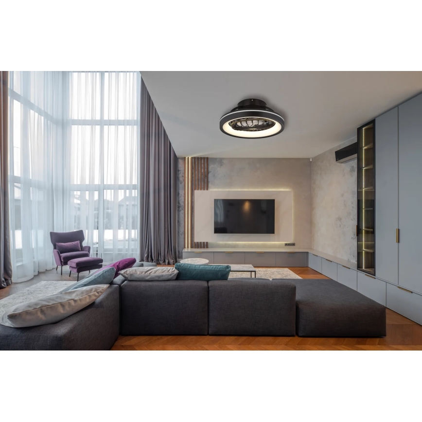 Globo - LED RGB Dimmbar Decke Ventilator LED/40W/230V 2700-6500K + Fernbedienung