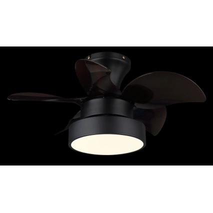 Globo - dimmbarer LED-Deckenventilator LED/22W/230V 3000/4500/6000K braun + Fernbedienung