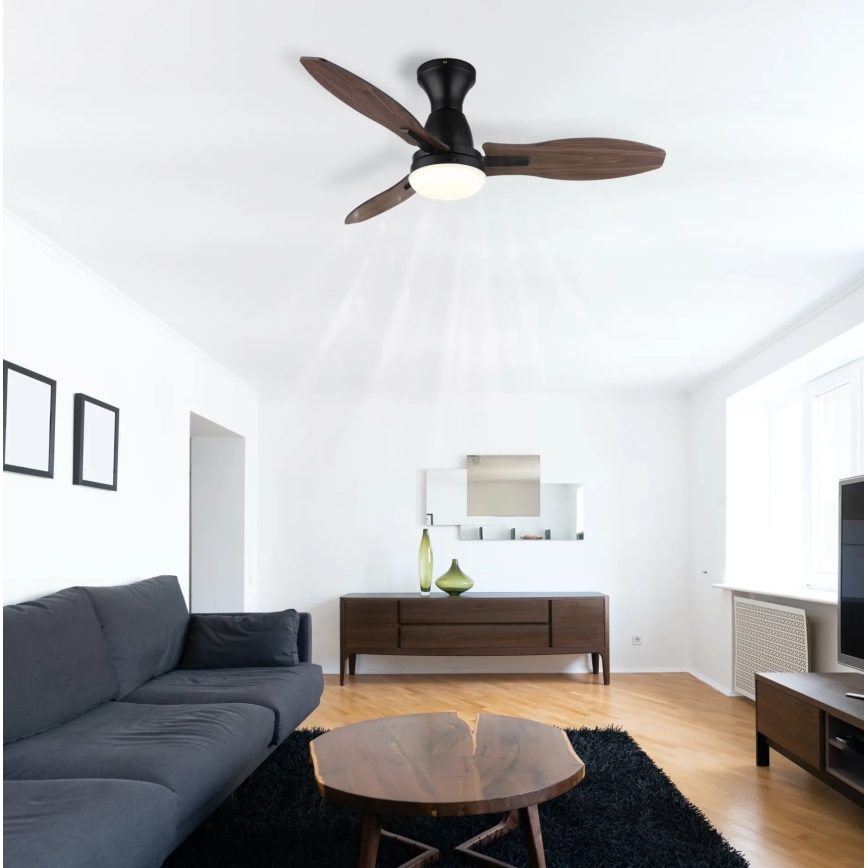 Globo - LED dimmbarer Deckenventilator LED/22W/230V 3000/4500/6000K + Fernbedienung