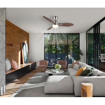 Globo - LED dimmbarer Deckenventilator LED/22W/230V 3000/4500/6000K + Fernbedienung