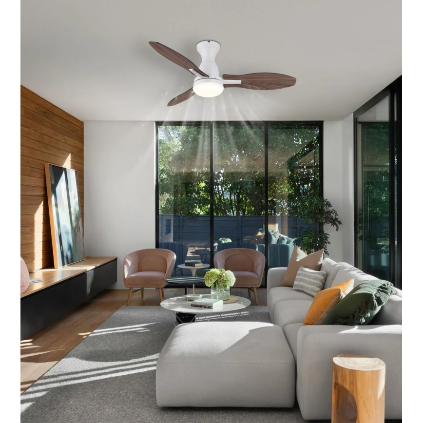 Globo - LED dimmbarer Deckenventilator LED/22W/230V 3000/4500/6000K + Fernbedienung