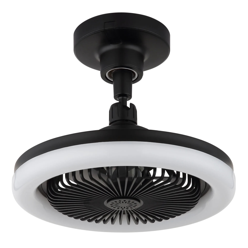 Globo - LED-dimmbarer Deckenventilator LED/20W/230V 3000-6500K schwarz + Fernbedienung