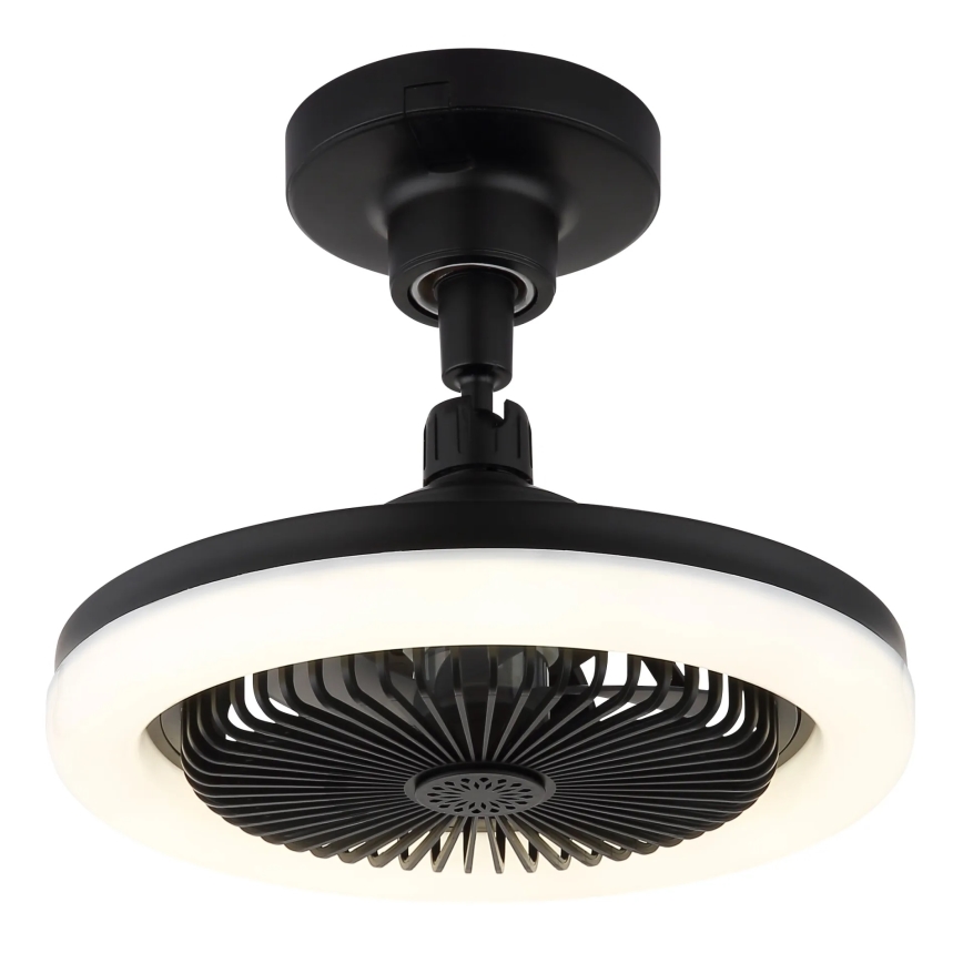 Globo - LED-dimmbarer Deckenventilator LED/20W/230V 3000-6500K schwarz + Fernbedienung