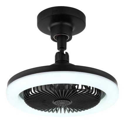 Globo - LED-dimmbarer Deckenventilator LED/20W/230V 3000-6500K schwarz + Fernbedienung
