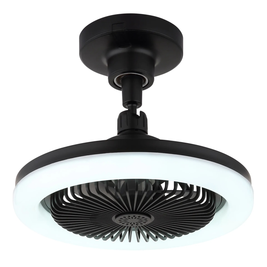 Globo - LED-dimmbarer Deckenventilator LED/20W/230V 3000-6500K schwarz + Fernbedienung