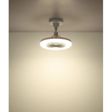 Globo - Dimmbarer LED-Deckenventilator LED/20W/230V 3000-6500K weiß + Fernbedienung
