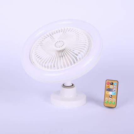 Globo - Dimmbarer LED-Deckenventilator LED/20W/230V 3000-6500K weiß + Fernbedienung