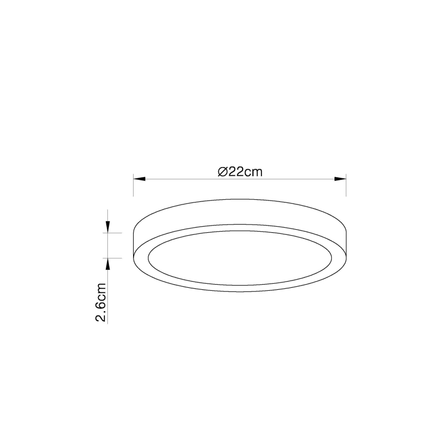 Globo 12364-30 - LED Dimmbare Badezimmer Deckenleuchte ARCHIMEDES LED/28W/230V IP44