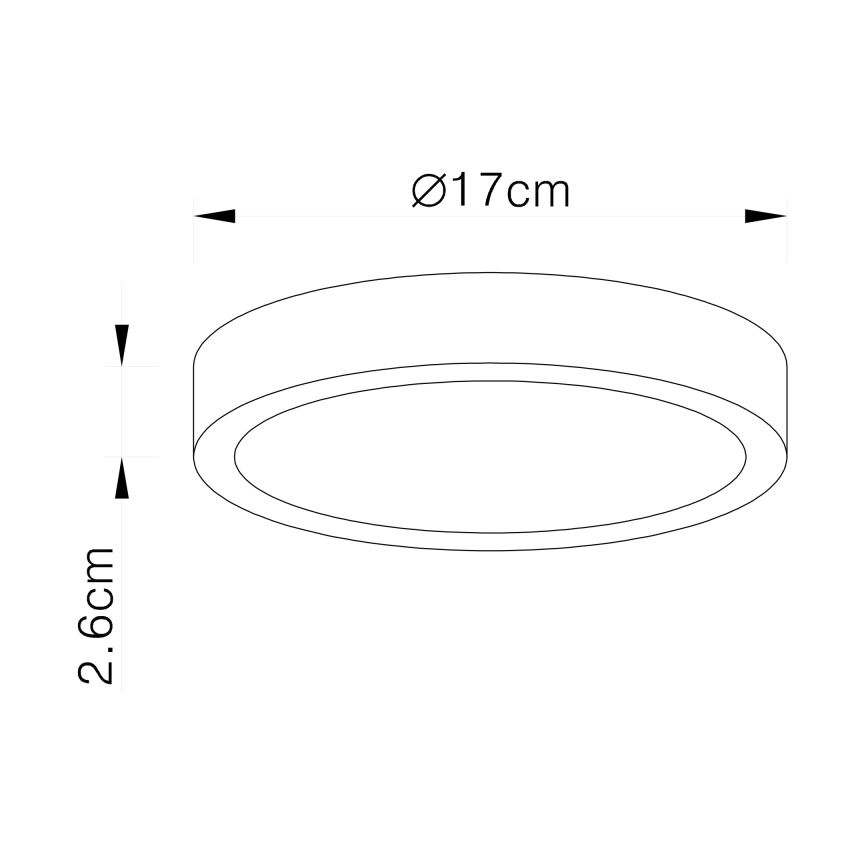 Globo - Dimmbare LED-Deckenleuchte LED/22W/230V