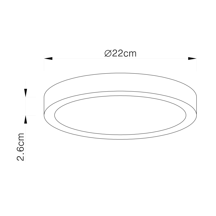 Globo - LED-Deckenleuchte LED/28W/230V