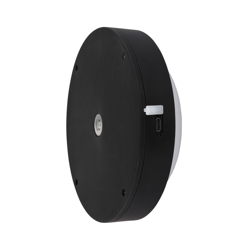 Globo - LED Aufladbare Touch-Wandleuchte LED/1,2W/3,7V Ø 15 cm 1800 mAh Schwarz