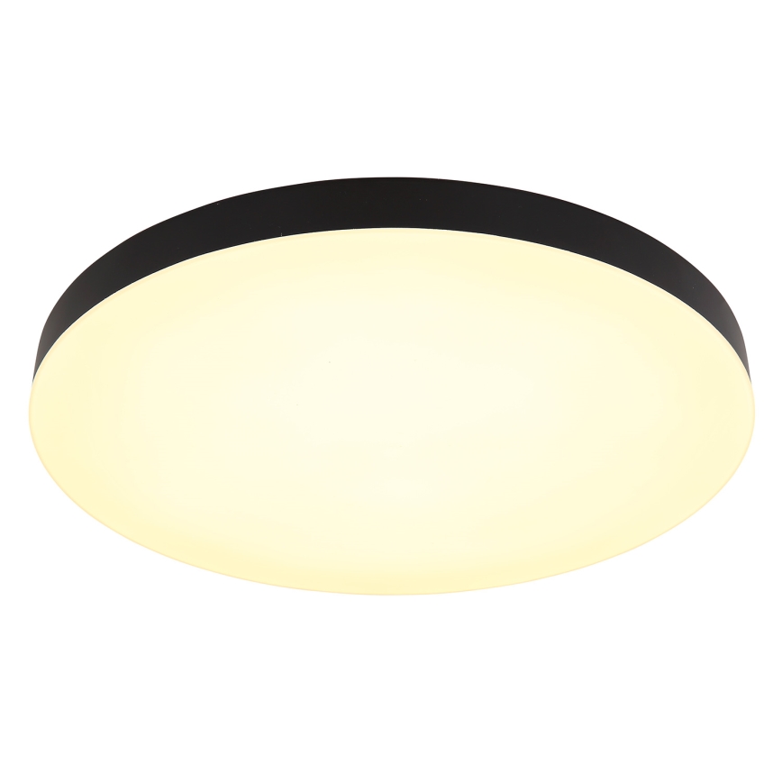Globo - LED-Deckenleuchte LED/50W/230V 3000K/4000K/6500K d 50 cm schwarz