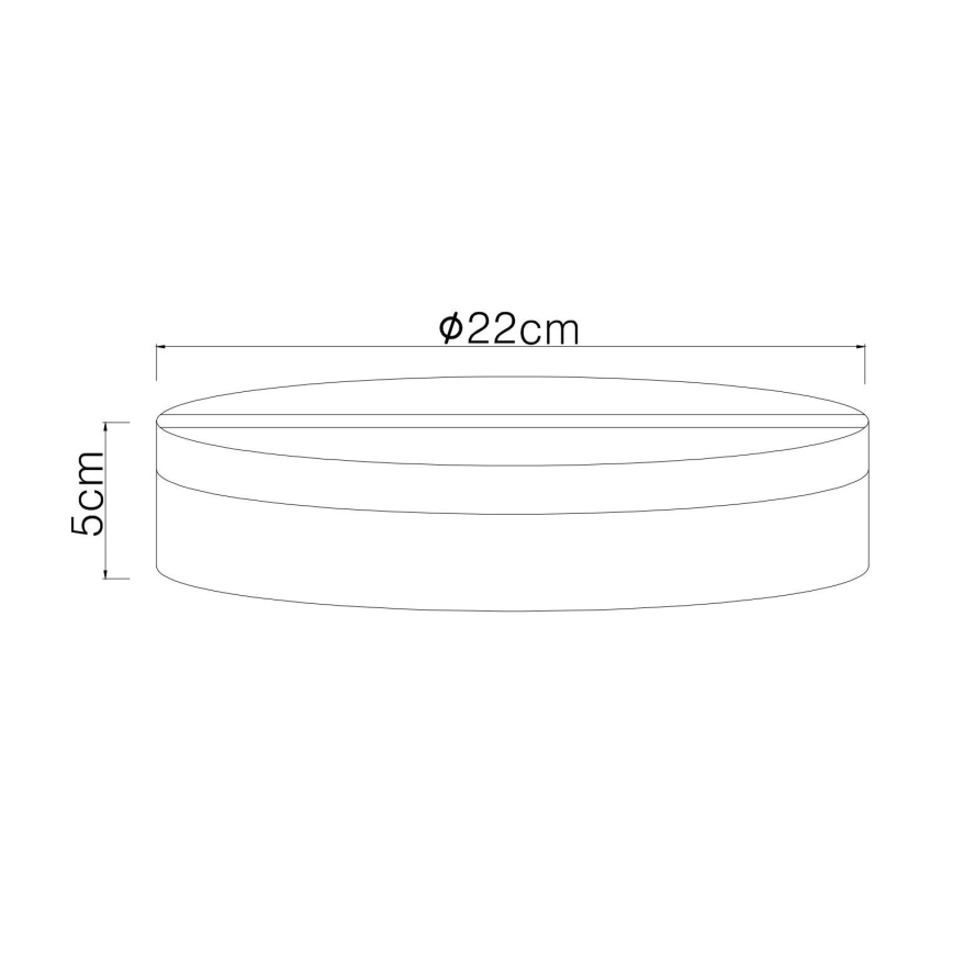 Globo - LED-Deckenleuchte LED/12W/230V 4000K d 22 cm weiß