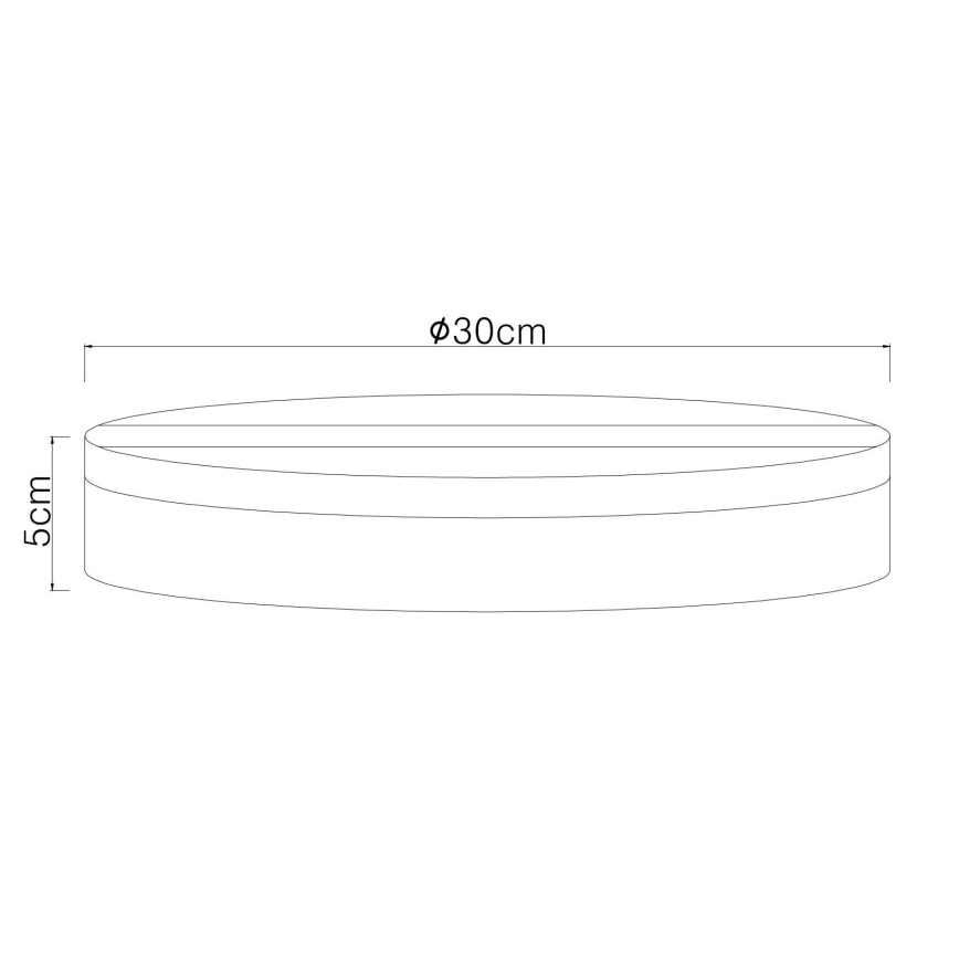 Globo - LED-Deckenleuchte LED/18W/230V 4000K d 30 cm weiß