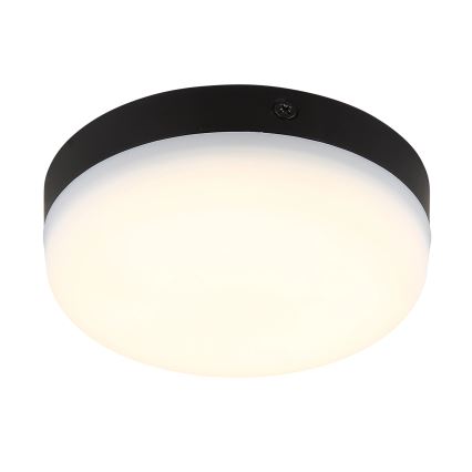 Globo - LED-Deckenleuchte LED/8W/230V 4000K d 12 cm schwarz