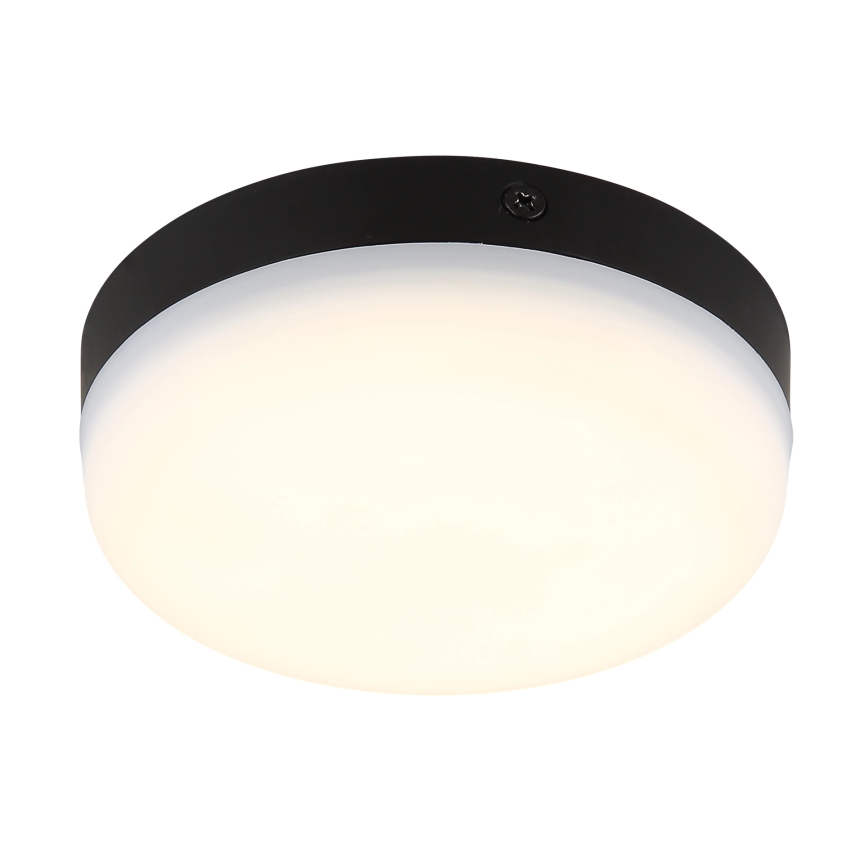 Globo - LED-Deckenleuchte LED/8W/230V 4000K d 12 cm schwarz
